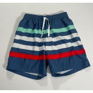 Chubbies The Me Likey The Stripey 7" Swim Trunks Youth Size Medium Striped